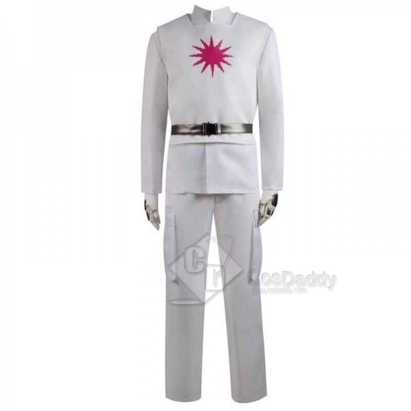 Raised By Wolves Marcus White Trench Coat Cosplay Costume Full Set 