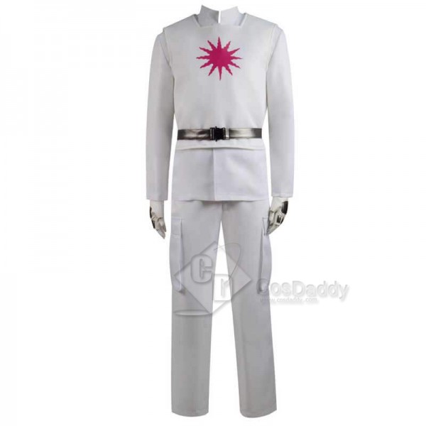 Raised By Wolves Marcus White Trench Coat Cosplay Costume Full Set 