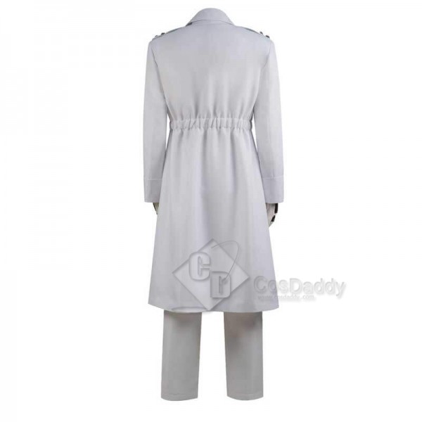 Raised By Wolves Marcus White Trench Coat Cosplay Costume Full Set 