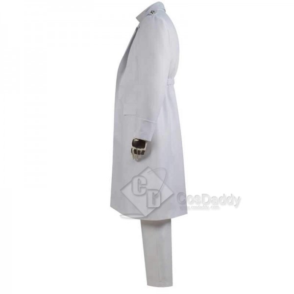 Raised By Wolves Marcus White Trench Coat Cosplay Costume Full Set 