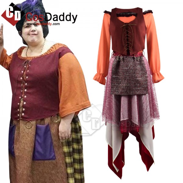 Hocus Pocus Mary Sanderson Dress Halloween Carniva...