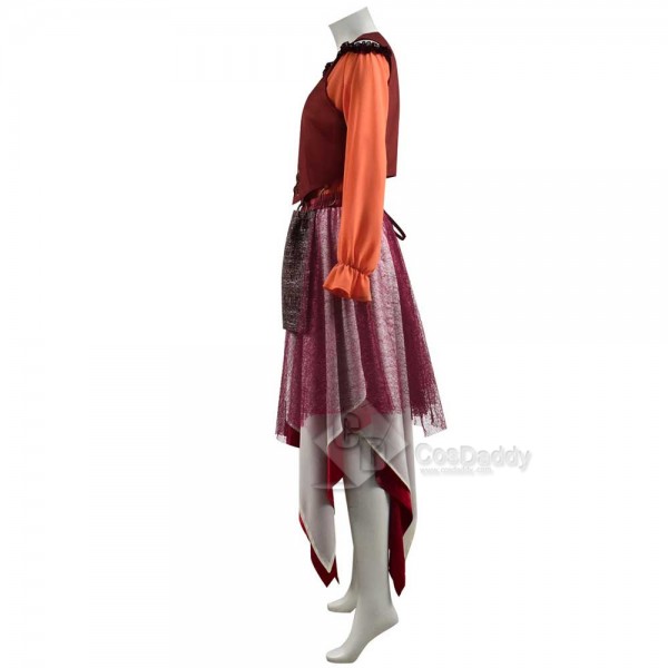 Hocus Pocus Mary Sanderson Dress Halloween Carnival Cosplay Costume For Sale