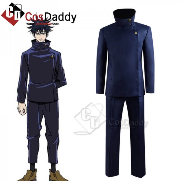 Anime Jujutsu Kaisen Sorcery Fight Megumi Fushiguro Uniform Cosplay Costume