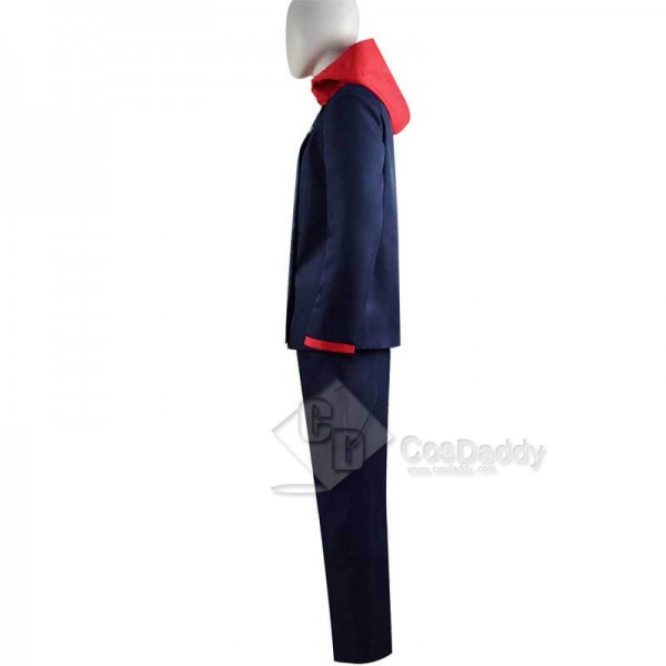 Jujutsu Kaisen Sorcery Fight Yuji Itadori Anime Ver.Dark Blue Cosplay Costume