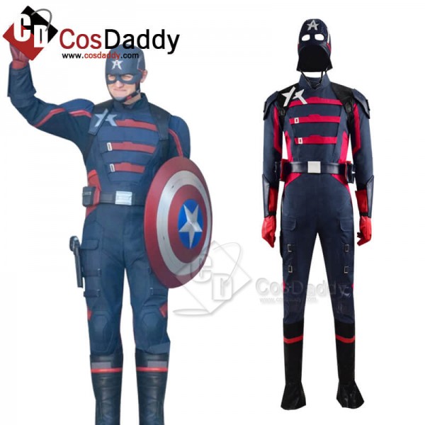 CosDaddy The Falcon And The Winter Soldier Captain America Full Set Outfit Cosplay Costume 