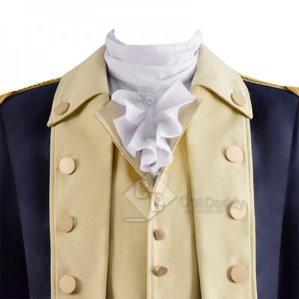 Best Historical Figure George Washington Colonial Cosplay Costume Long Coat Uniform Outfit CosDaddy