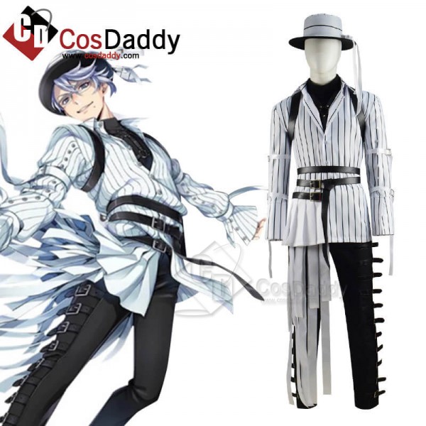 CosDaddy Disney Twisted Wonderland Octavinelle Azul Ashengrotto Scary Suit Outfit Cosplay Costume