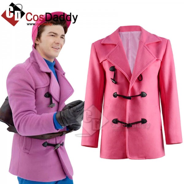 A Fairly Odd Christmas Timmy Turner Pink Coat Cosplay Costume For Adults