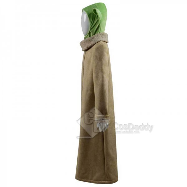 Star Wars The Mandalorian Baby Yoda Coat Outfit Cosplay Costume For Sale 