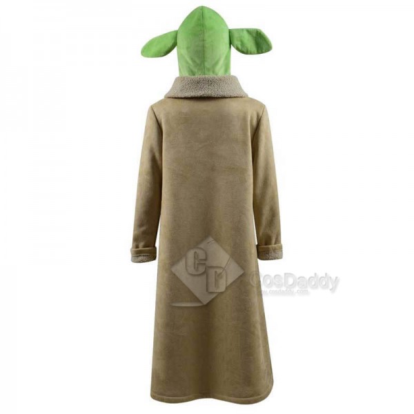 Star Wars The Mandalorian Baby Yoda Coat Outfit Cosplay Costume For Sale 