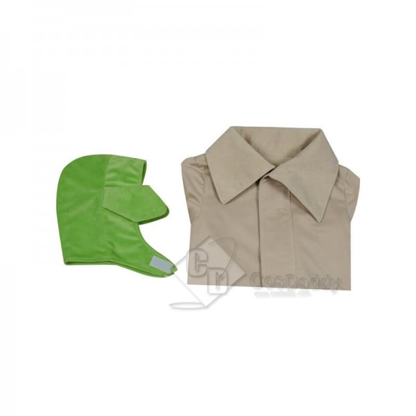 New Version Star Wars The Mandalorian Baby Yoda Coat Outfit Cosplay Costume 