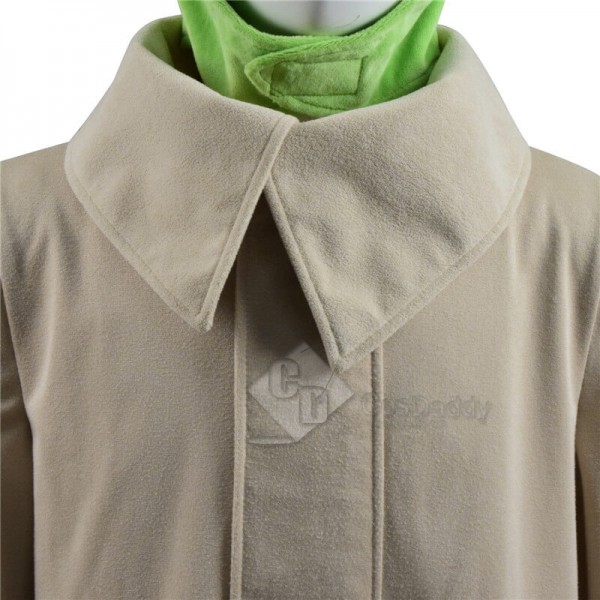 New Version Star Wars The Mandalorian Baby Yoda Coat Outfit Cosplay Costume 