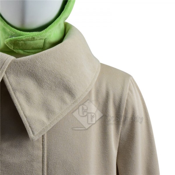 New Version Star Wars The Mandalorian Baby Yoda Coat Outfit Cosplay Costume 