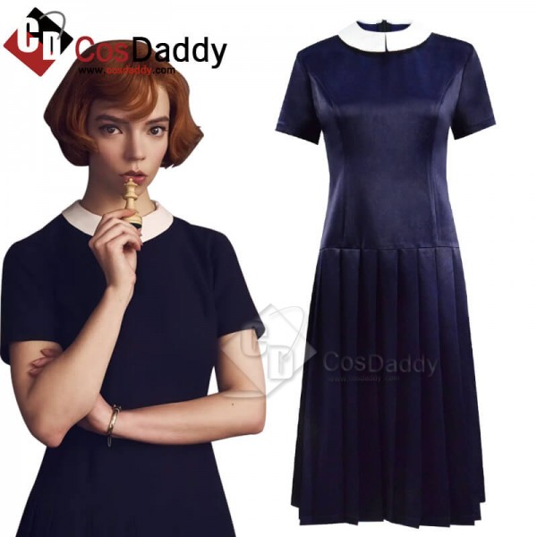 CosDaddy The Queen's Gambit Beth Harmon Dress Cosp...