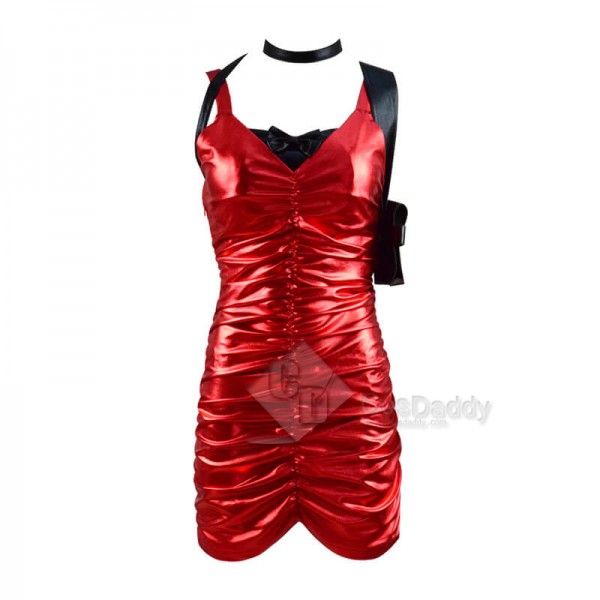 Best Resident Evil 2 Remake Ada Wong Red Dress Cosplay Costume For Sale