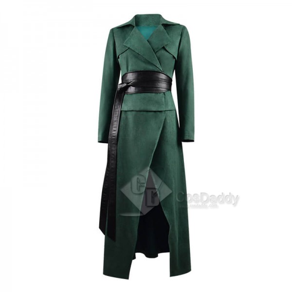 2020 TV The Watch Lady Sybil Ramkin Green Suit Outfit Cosplay Costume