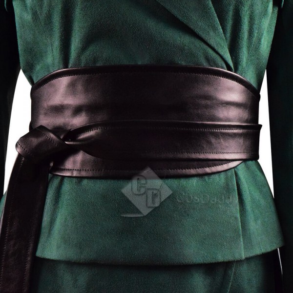 2020 TV The Watch Lady Sybil Ramkin Green Suit Outfit Cosplay Costume
