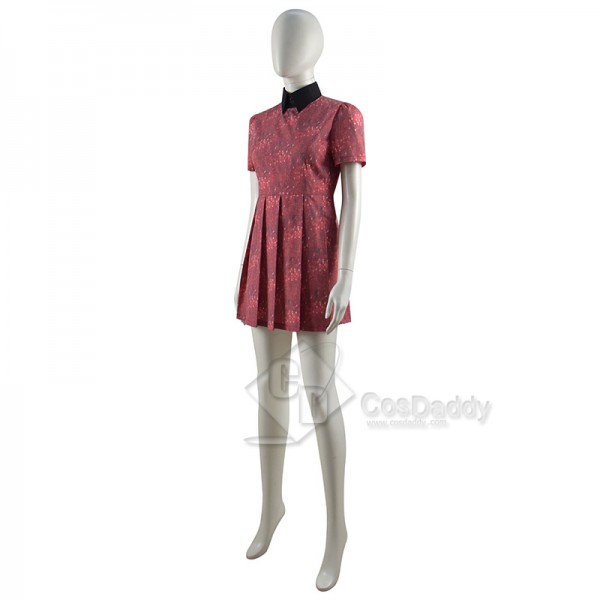 Doctor Who Claras Cute Red Dress Cosplay Costume CosDaddy