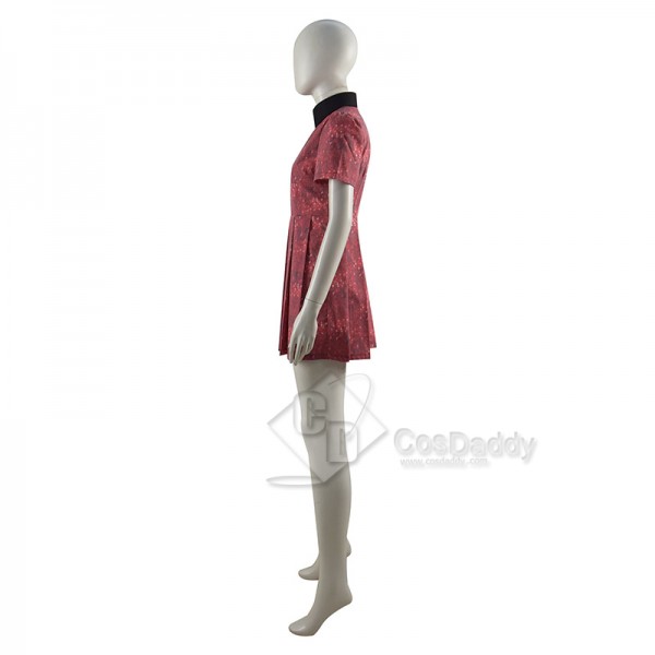 Doctor Who Claras Cute Red Dress Cosplay Costume CosDaddy