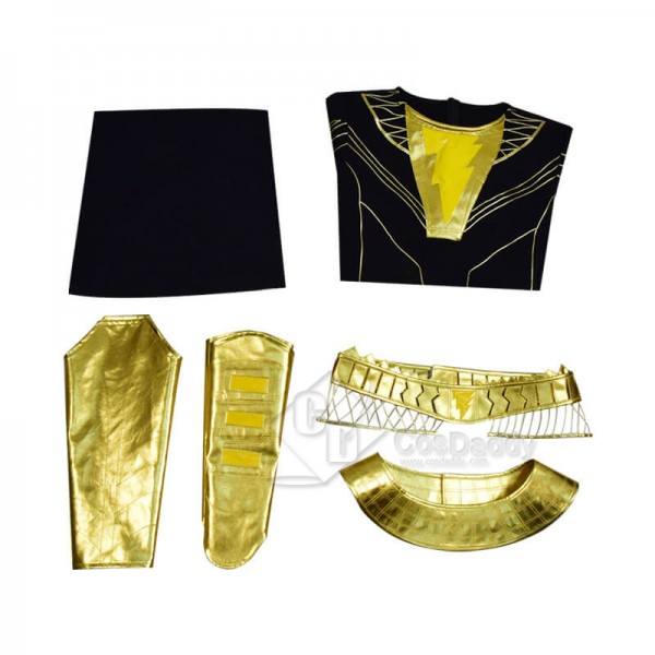 DC 2021 Movie Black Adam Teth Theo-Adam Battle Suit Cosplay Costume