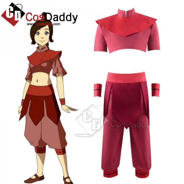 Avatar: The Last Airbender Ty Lee Kungfu Outfit Cosplay Costume 