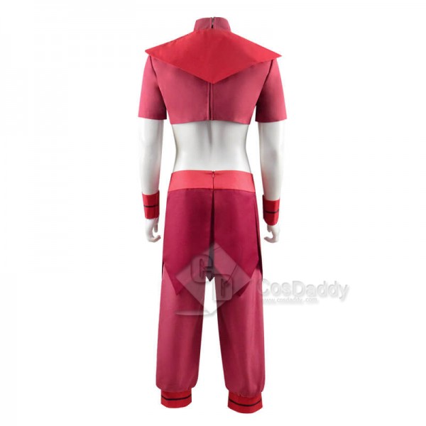 Avatar: The Last Airbender Ty Lee Kungfu Outfit Cosplay Costume 