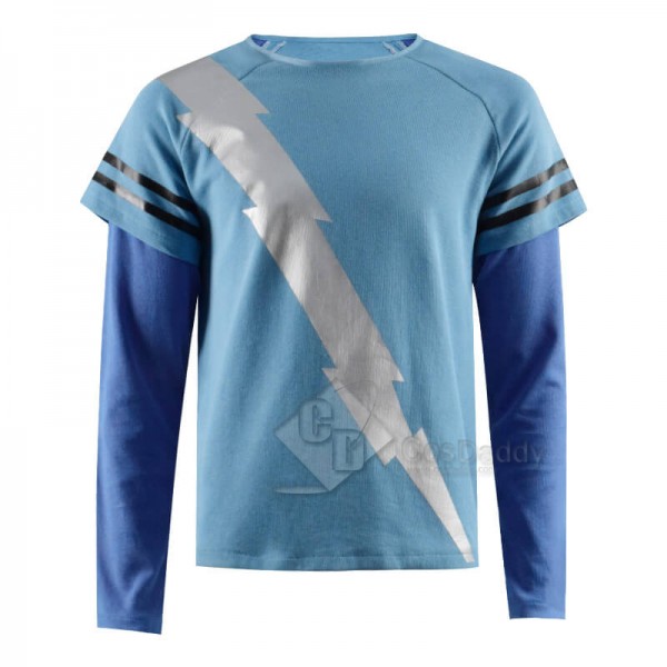 CosDaddy WandaVision Quicksilver Blue Flash Shirt Cosplay Costume