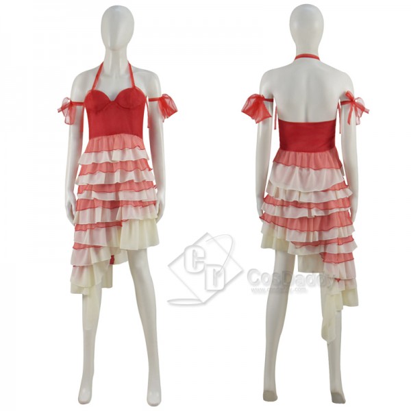 CosDaddy Harley Quinn Red Dress Plus Size The Suicide Squad 2 Cosplay Costumes (New Version)