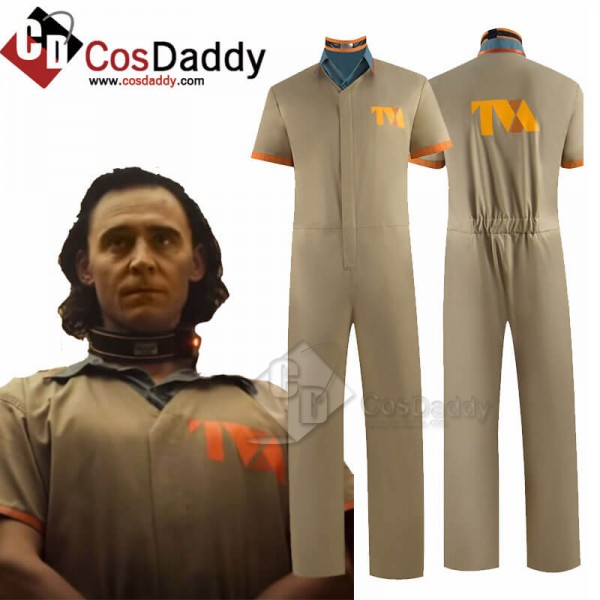 2021 Loki Costumes Loki Prison Outfit Uniform Kids...