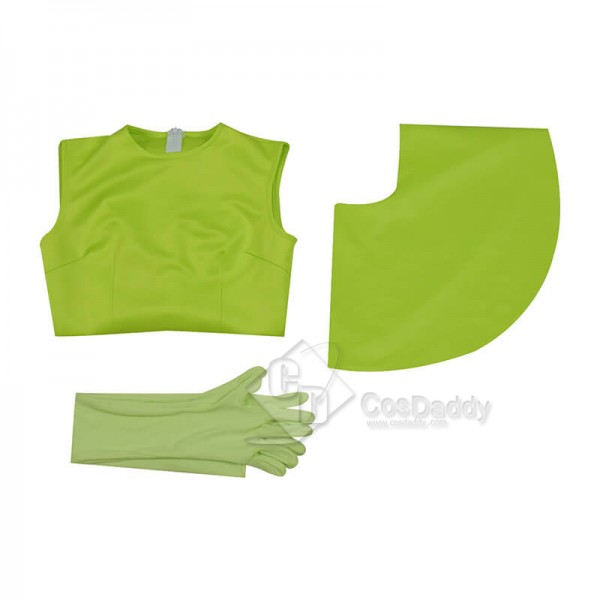 Disney Princess and the Frog Princess Tiana Green Dress Cosplay Costumes CosDaddy