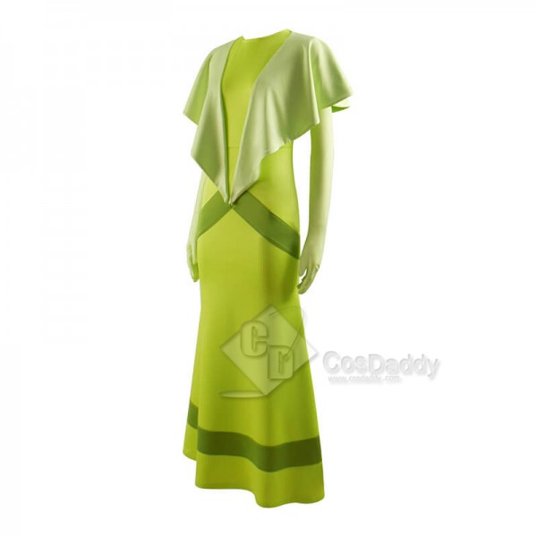 Disney Princess and the Frog Princess Tiana Green Dress Cosplay Costumes CosDaddy