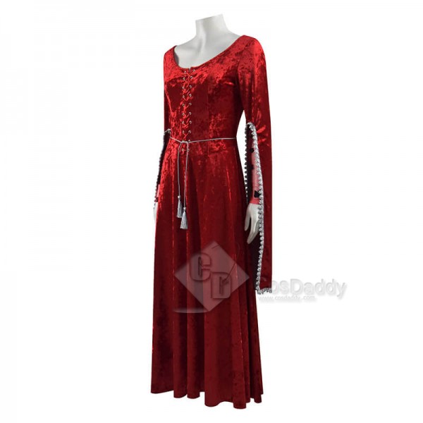 Doctor Who Clara Oswald Robots of Sherwood Dress Medieval Dress Cosplay Costume