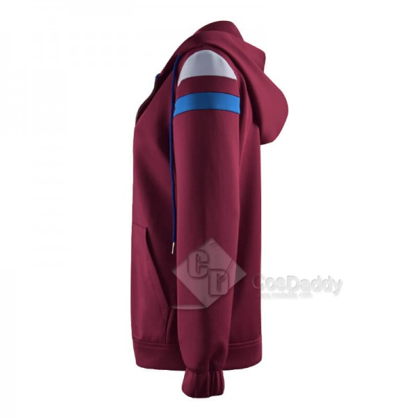 WandaVision Wanda Maximoff Hoodie Jacket Scarlet Witch Cosplay Costume(New Version)