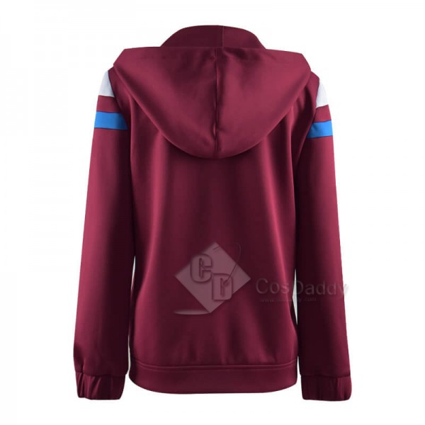 WandaVision Wanda Maximoff Hoodie Jacket Scarlet Witch Cosplay Costume(New Version)