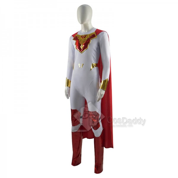 Jupiter’s Legacy 2021 Sheldon Sampson Superhero White Suit Cosplay Costumes