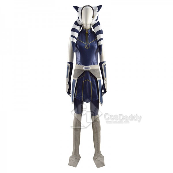 Star Wars The Clone Wars Season 7 Ahsoka Tano Cosplay Costume Halloween Carnival Suit