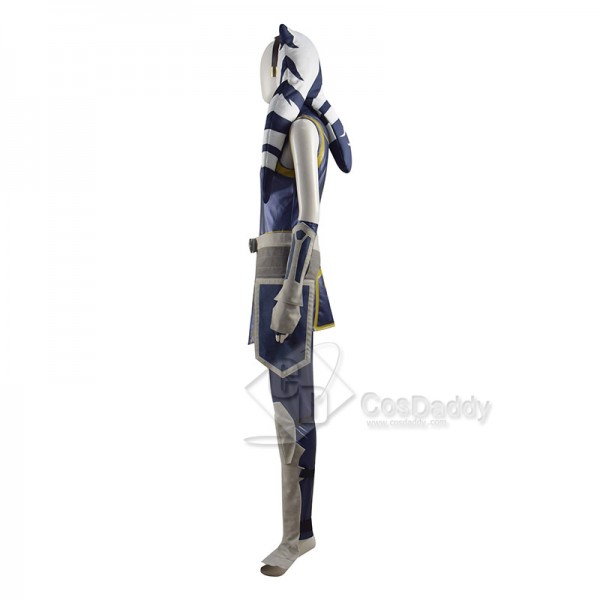 Star Wars The Clone Wars Season 7 Ahsoka Tano Cosplay Costume Halloween Carnival Suit