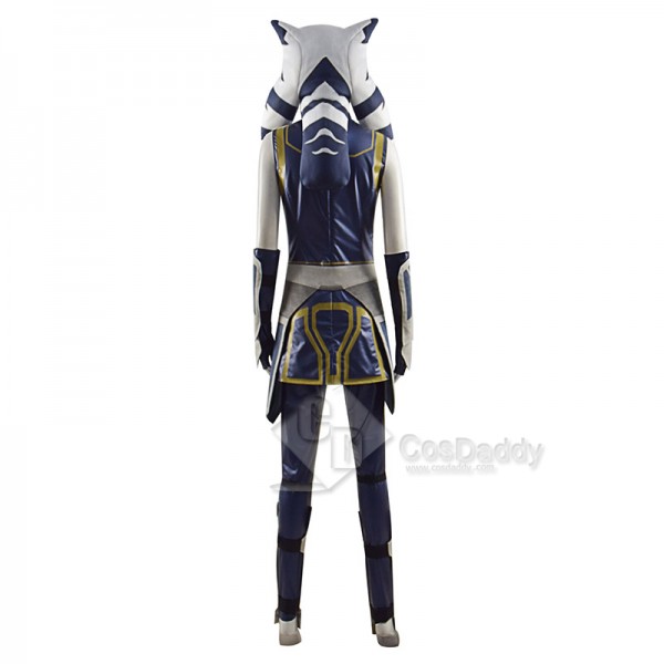 Star Wars The Clone Wars Season 7 Ahsoka Tano Cosplay Costume Halloween Carnival Suit