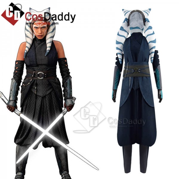 Ahsoka Tano Cosplay Costume The Mandalorian Season 2 Ahsoka Top Pants Outfit