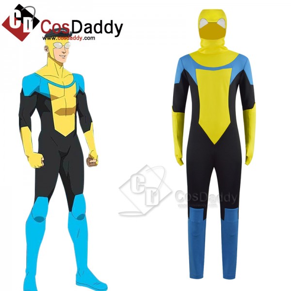 Invincible Mark Grayson Superhero Costume Cosplay Bodysuit