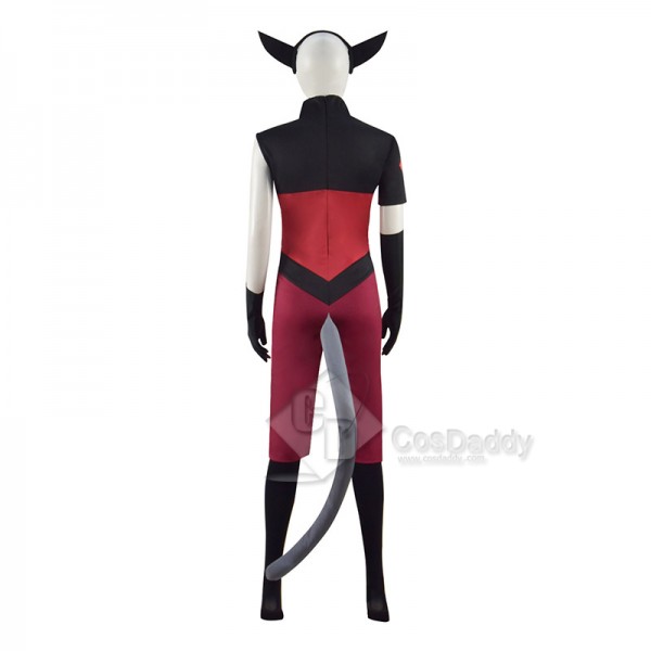 She-Ra And The Princesses of Power Catra Cosplay Costume Halloween Party Suit With Ears