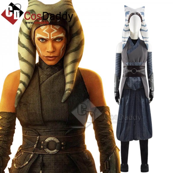 Star Wars The Mandalorian Ahsoka Tano Cosplay Cost...