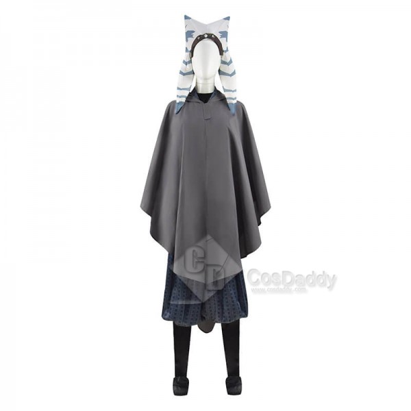 Star Wars The Mandalorian Ahsoka Tano Cosplay Costumes Kids Halloween Costumes CosDaddy