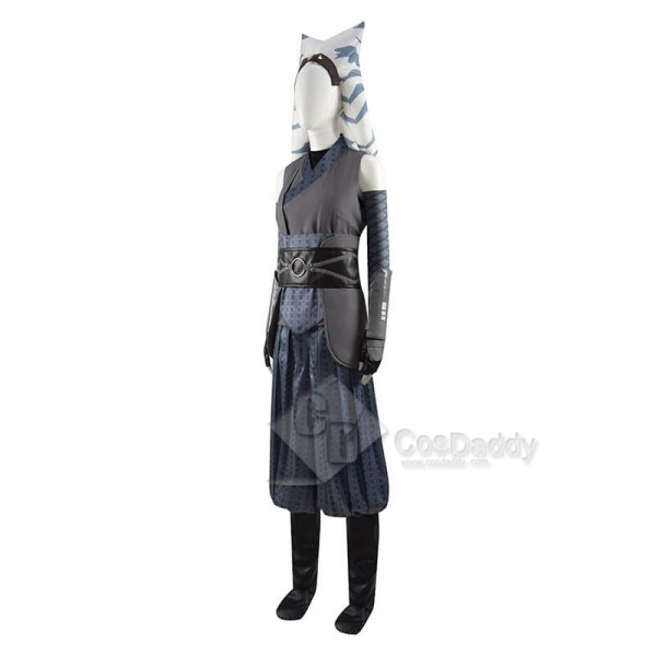 Star Wars The Mandalorian Ahsoka Tano Cosplay Costumes Kids Halloween Costumes CosDaddy