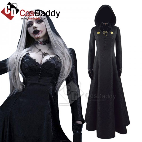 Resident Evil Village Vampire Daughters Bela Daniela Cosplay Costume Halloween Dress