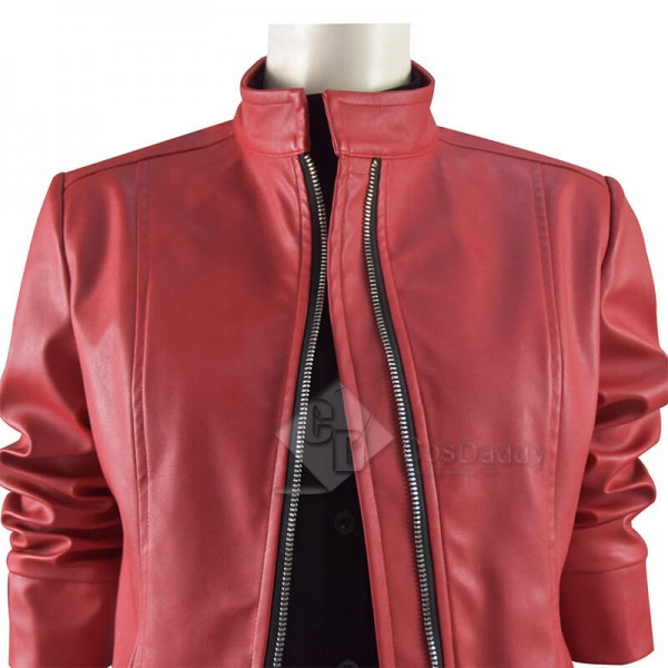 Avengers 2 Age of Ultron Scarlet Witch Jacket Wanda Maximoff Cosplay Costume