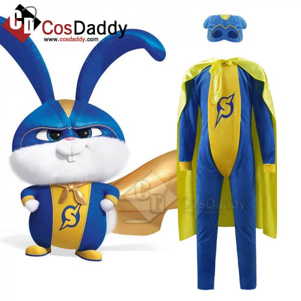 CosDaddy The Secret Life of Pets 2 Bunny Snowball Cosplay Costume Halloween Outfit