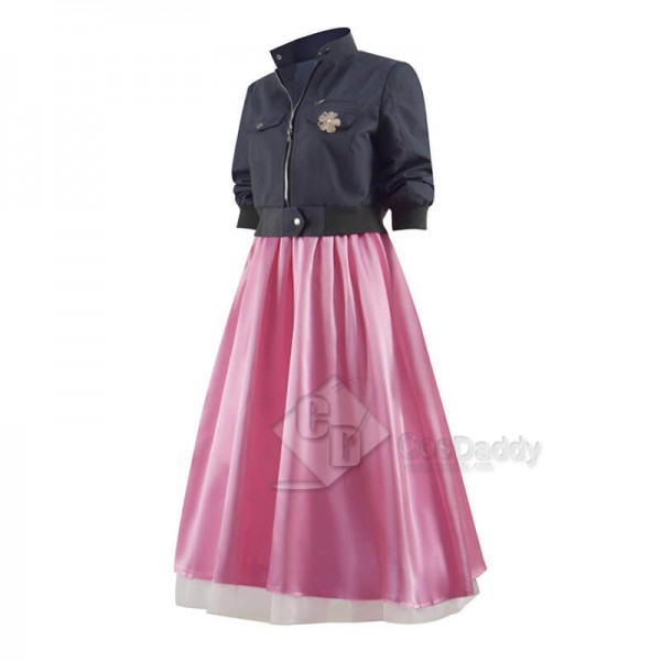 Doctor Who New Earth Rose Tyler Pink Dress and Jacket CosDaddy