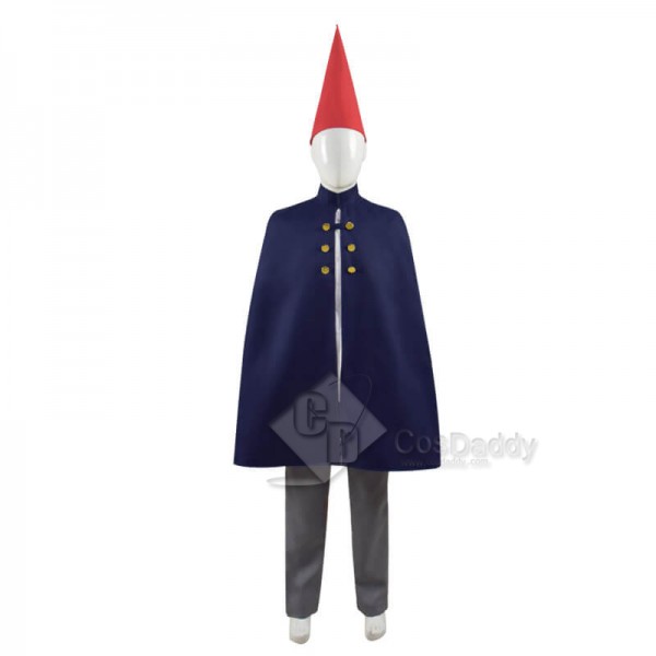 Over the Garden Wall Wirt Mantle Cape Cosplay Costumes With Hat Kids Adults