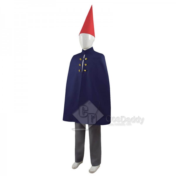 Over the Garden Wall Wirt Mantle Cape Cosplay Costumes With Hat Kids Adults